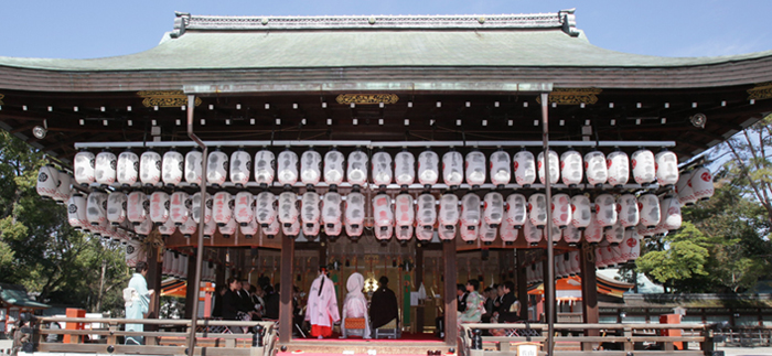 八坂神社舞殿イメージ